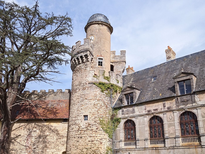 achat vente Légendaire Forteresse Médiévale a vendre  Classée et Inscrite Monument Historique , dépendances Veauce , sur son éperon rocheux ALLIER AUVERGNE