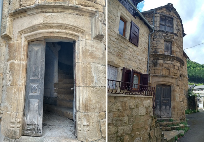 achat vente Ancienne Maison-Forte a vendre  inscrite Monument Historique en totalité à restaurer , grandes caves, puits Mende   à 25 mn, dans un village historique, jolies vues LOZERE LANGUEDOC ROUSSILLON